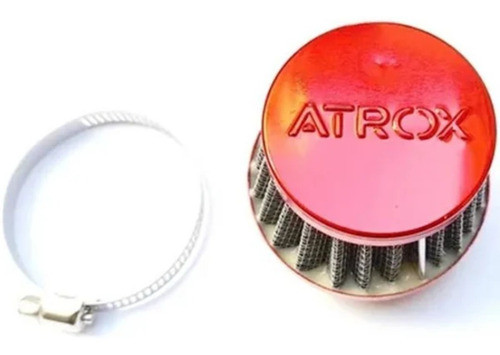 Filtro De Ar Esportivo Adaptador De Borracha Atrox Vermelho 0