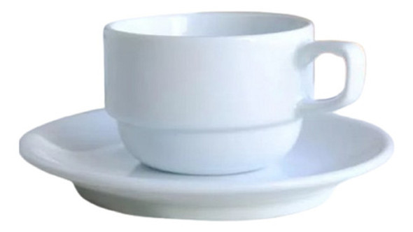 Taza Pocillo Cafe 100 Cc Mas Plato Royal Porcelain 900 G 0
