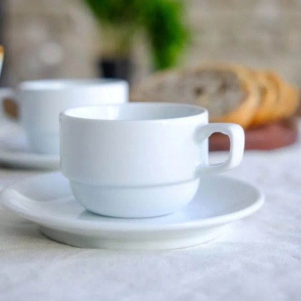 Taza Pocillo Cafe 100 Cc Mas Plato Royal Porcelain 900 G 1