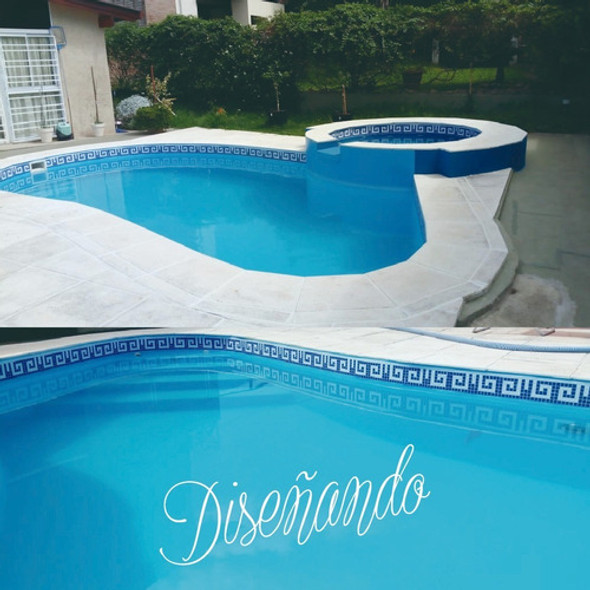 Guardas En Vinilo Decorativo Para Piletas. 100x15cm! 1