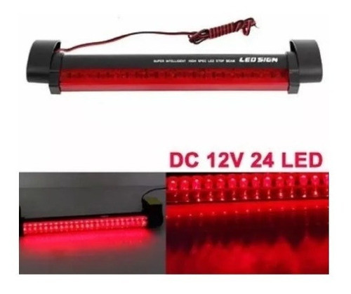 Faro De Stop Tercera Luz De Freno 24 Led Universal 1