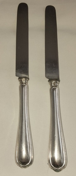 Antiguos 2 Cuchillos Christofle France Acero Carbono 1