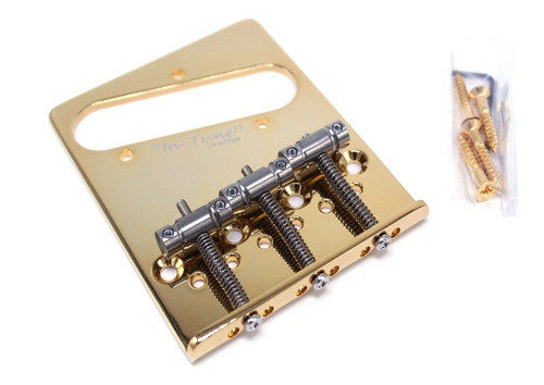 Ponte Gotoh Fixa Ti  Tc2  Telecaster  Gold 1