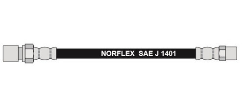 Flexible Freno Volkswagen Gol 241mm Tras. Gr Frenos 1
