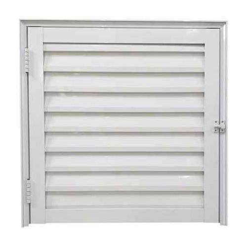 Porta De Alumínio Para Alçapão 80x80cm Rede Móveis Branco 0