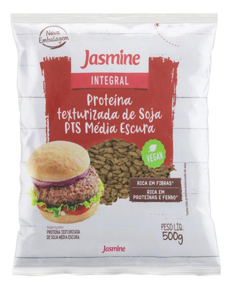 Proteína Texturizada De Soja Média Escura Integral Jasmine 0
