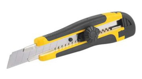 Estilete Retratil Largo 18mm Vonder Es-218 Trava Giratoria 0