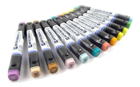 Marcadores Kurecolor Twin Doble Punta - Kc-3000 Recargables 0