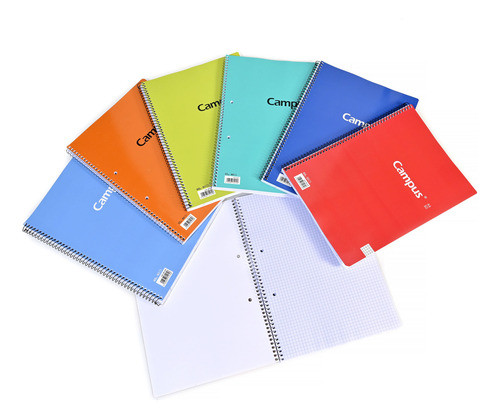 Cuadernola Campus 80 Hs Cuadriculada Verde -goldin Papeleria 0
