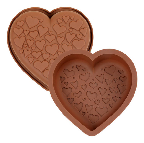 Moldes De Silicona Para Tartas Con Forma De Corazón, Juego D 0