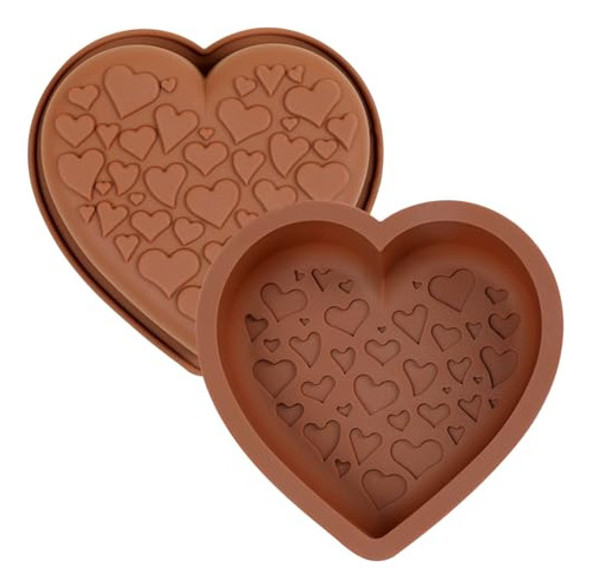 Moldes De Silicona Para Tartas Con Forma De Corazón, Juego D 1
