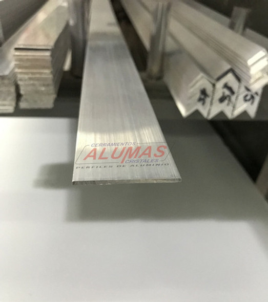 Perfil De Aluminio Planchuela 50mm X 2mm Natural X 2 Metros 1