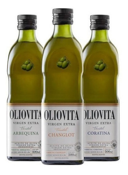 Pack X 4 Aceites Varietales Oliovita X 500 Ml  A Elección 1