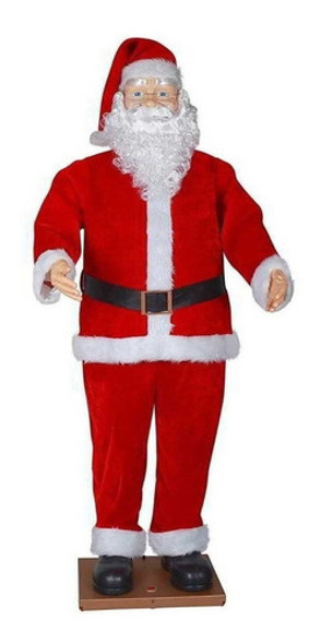 Santa, Papá Noel Gigante, 1,80 Mts Con Musica Y Movimiento 0