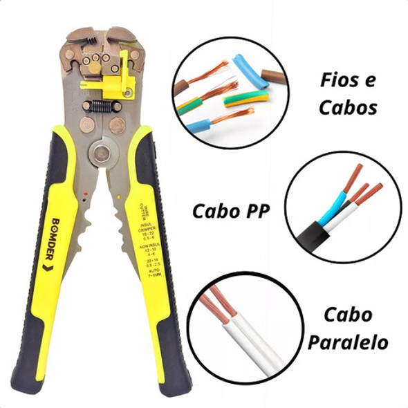 Kit Alicate Decapador + Multimetro Digital Profissional Beep 1