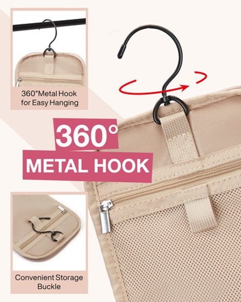 Neceser Para Cosmeticos Con Gancho Medium (rosa) 1