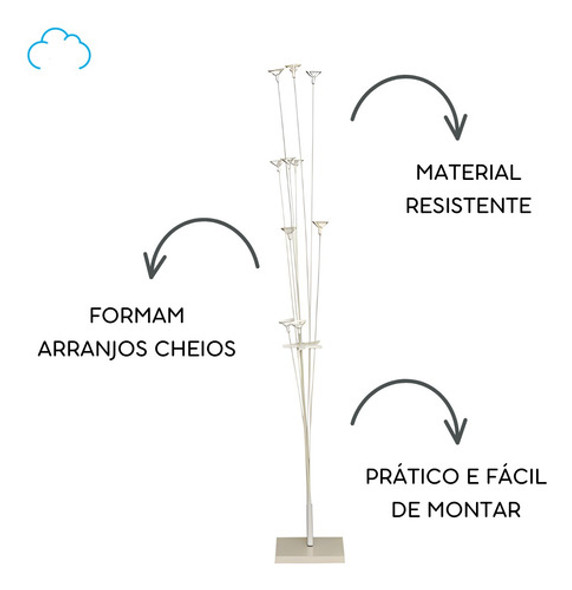 Suporte De Bexiga 12 Hastes Para Mesa Ou Chão Base Em Mdf 1 Suporte De Bexiga 12 Hastes Para Mesa Ou Chão Base Em Mdf 1
