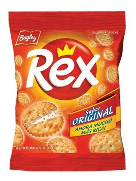 Pack X 12 Unid. Galletitas  Original 75 Gr Rex Galletitas S 0