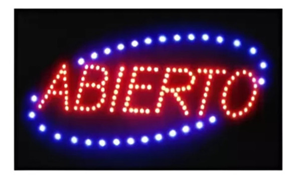 Cartel Led Abierto - Electroimporta - 0