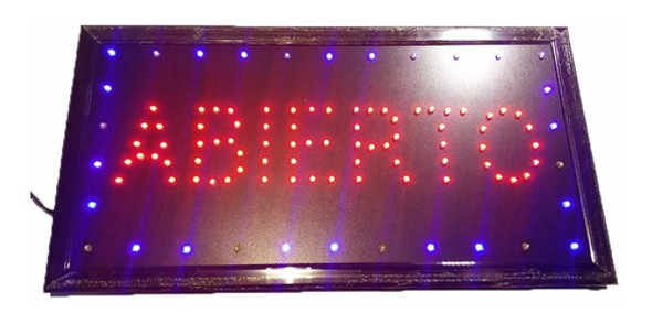 Cartel Led Abierto - Electroimporta - 1