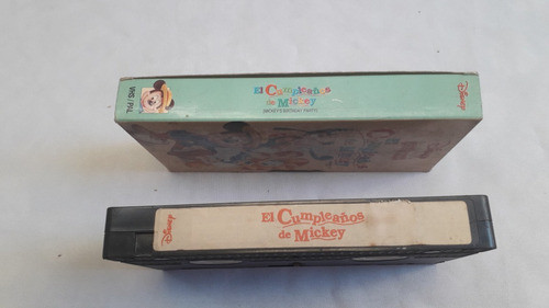 Pelicula Vhs Coleccion * Cumple Mickey Disney Video Fantasia 1