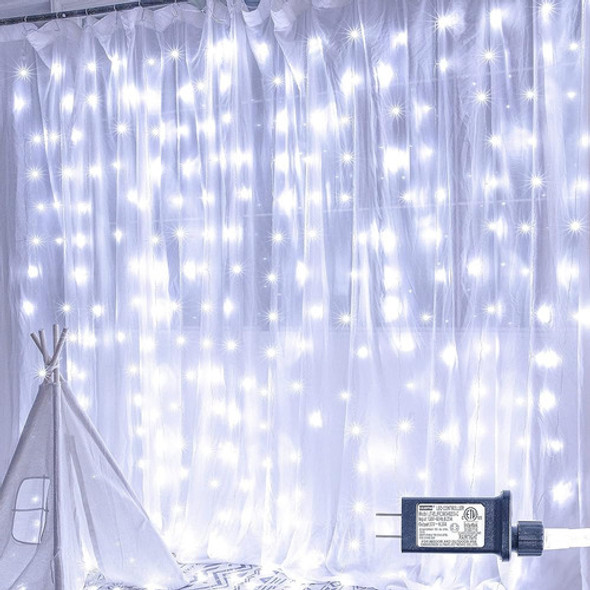 ~? Oopswow 304l Luces De Cadena De Cortina, 9.8ft X 9.8ft 8 0
