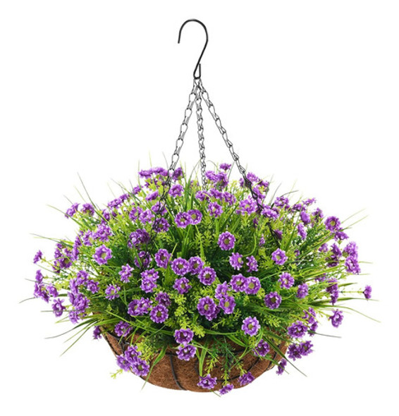 Flor Margarita Artificial Homsunny Cesta, Centros Mesa Cesta 0