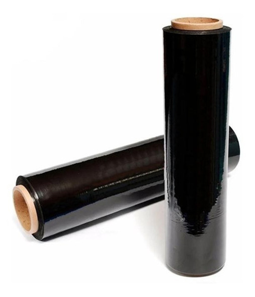 Film Stretch Negro Rollo 50cm X 175 Mts X 4.5kg Embalaje 0
