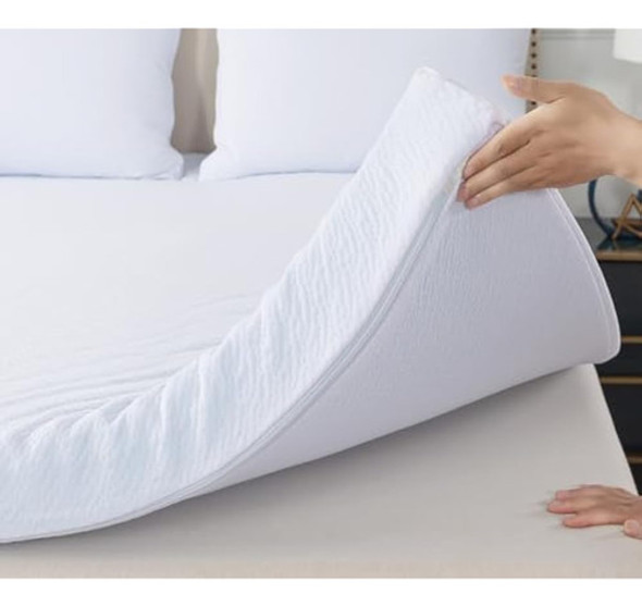 Whatsbedding Cubrecolchón De Espuma Viscoelástica 0 Whatsbedding Cubrecolchón De Espuma Viscoelástica 0