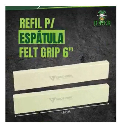 Refil Feltro Grip 6´  Grande 3 Unidades 0