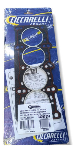 Junta De Tapa De Cilindros Fiat Uno Palio Siena Fire 1.4 8v 0