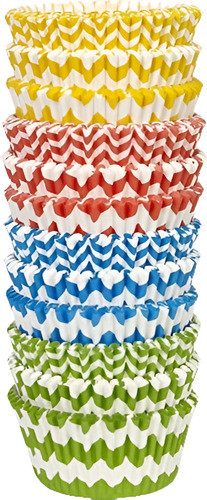 Wilton 300-pack Baking Cups, Estándar, Chevron 0