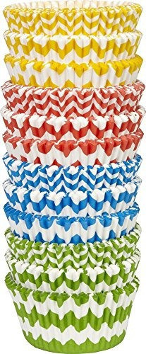 Wilton 300-pack Baking Cups, Estándar, Chevron 1