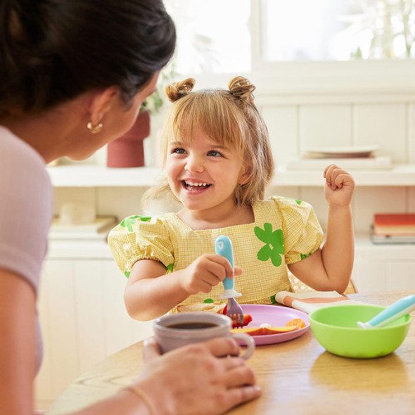 Tenedor + Cuchara Bebés Y Niños 4 Piezas 1