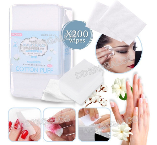Wipes Paños Remover Uñas Esculpidas Semi Gelificadas 260u 1