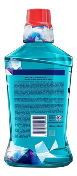 Enxaguante Bucal Colgate Zero Álcool Cold Mint Pax Ice 500ml 1