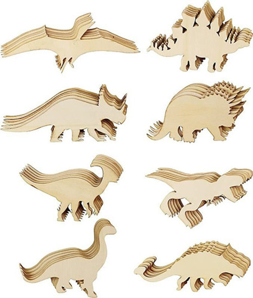 Newbested Paquete De 48 Recortes De Animales De Dinosaurio . 0