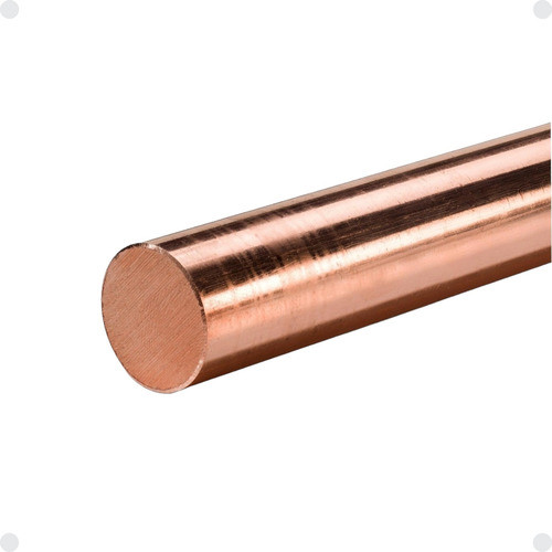 3 Barras De Cobre Eletrolitico 1/4 (6.35mm) X 50 Cm 0