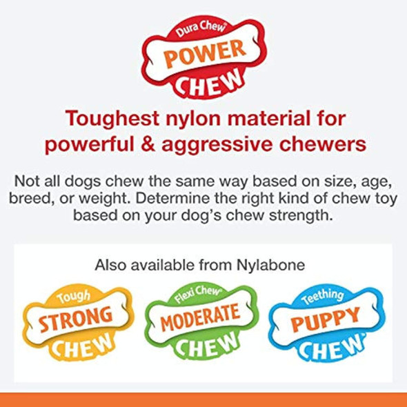 Juguete Duradero Para Perros Nylabone Double Action Power Ch 1