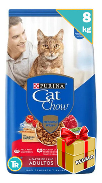 Alimento Gato Adulto Cat Chow 8kg C/salsa Y Envío S/cargo 0