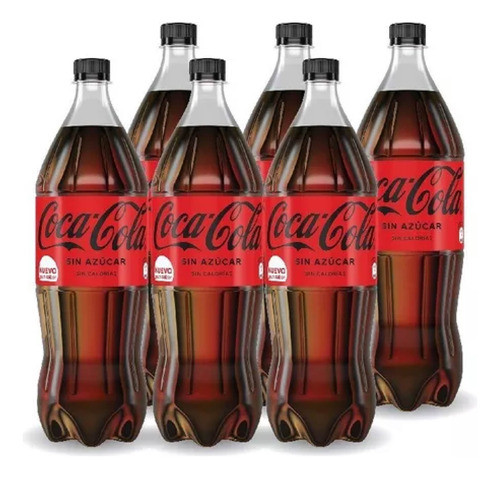 Coca Cola Sin Azucar Botella 1.5 Lts (funda X6) 0