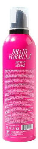 Mousse Fixação Ebin Fortalecedor E Brilho 345ml Amêndoa 1