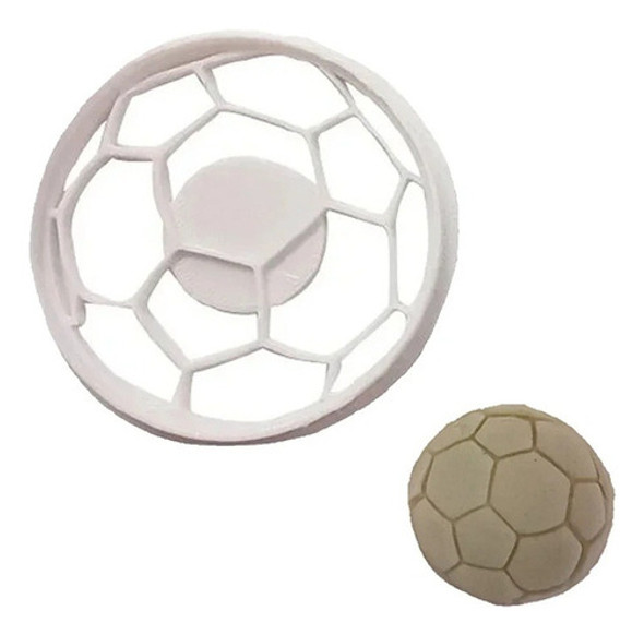 Cortante Plastico De Galletitas Pelota De Futbol 0