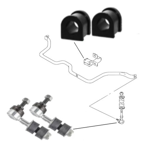 Kit Barra Estabilizadora Tracker Grand Vitara Bucha Bieleta 0