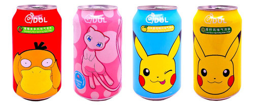 Pack X4-jugo Gasif. Sab Surtido/latas Coleccionables Pokemon 0