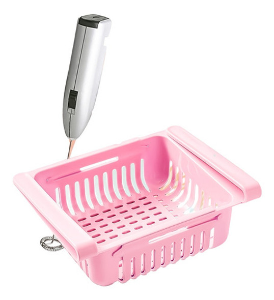 Combo Batidor Manual De Café Mas Organizador Heladera Kubo 0