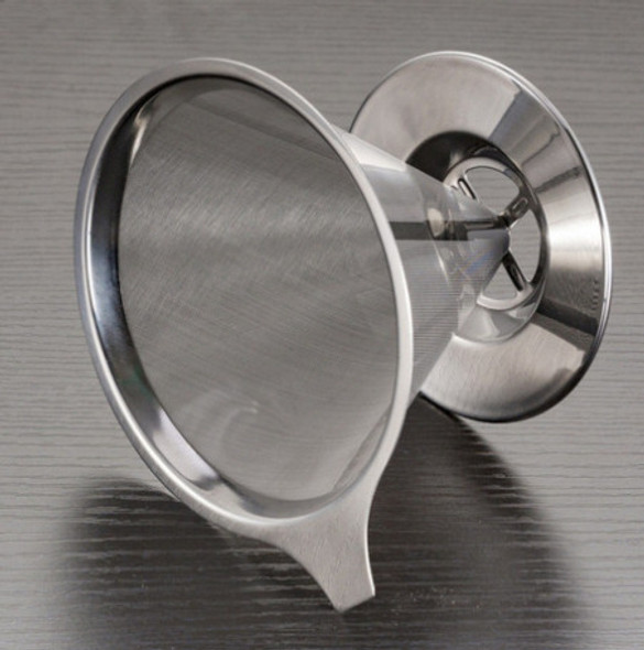 Filtro Coador De Cafe Inox Com Base Sem Uso De Papel 1
