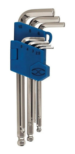 Juego Kit Llaves Allen 7 Piezas Milimetricas Truper 15548 0