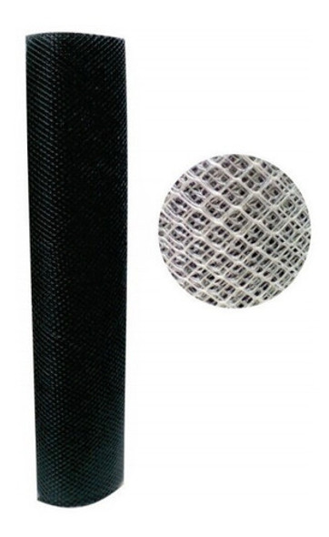 Cerramiento Malla Plastico Romboidal Ancho1,20 Negro 0