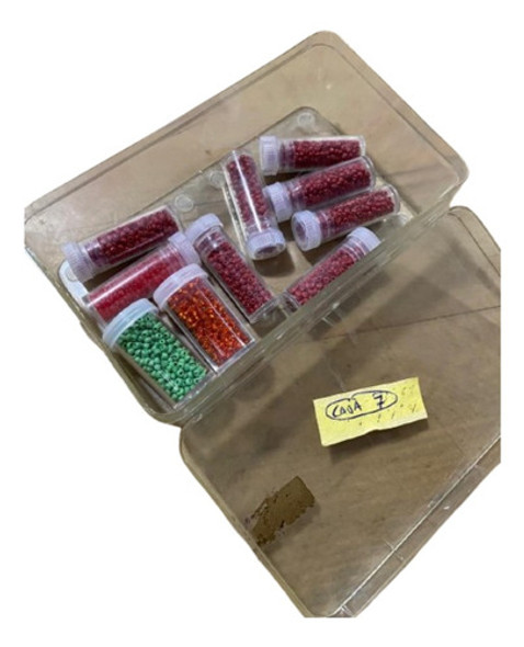 Caja Perlitas Para Armar Líneas Pesca Tubitos X10u 0